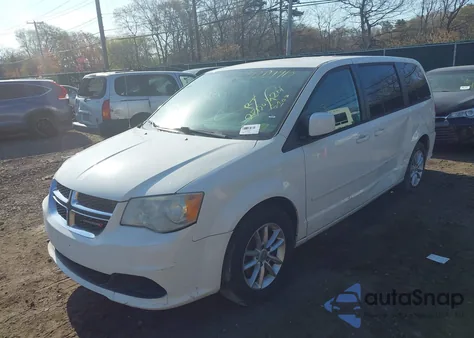 2013 Dodge Grand Caravan Sxt из США, поврежденный, VIN 2C4RDGCG7DR749449